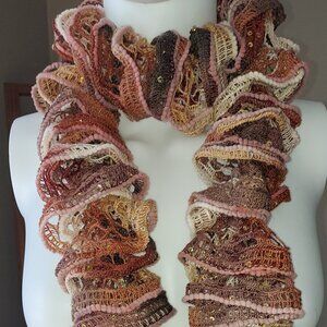 Handmade crochet scarf